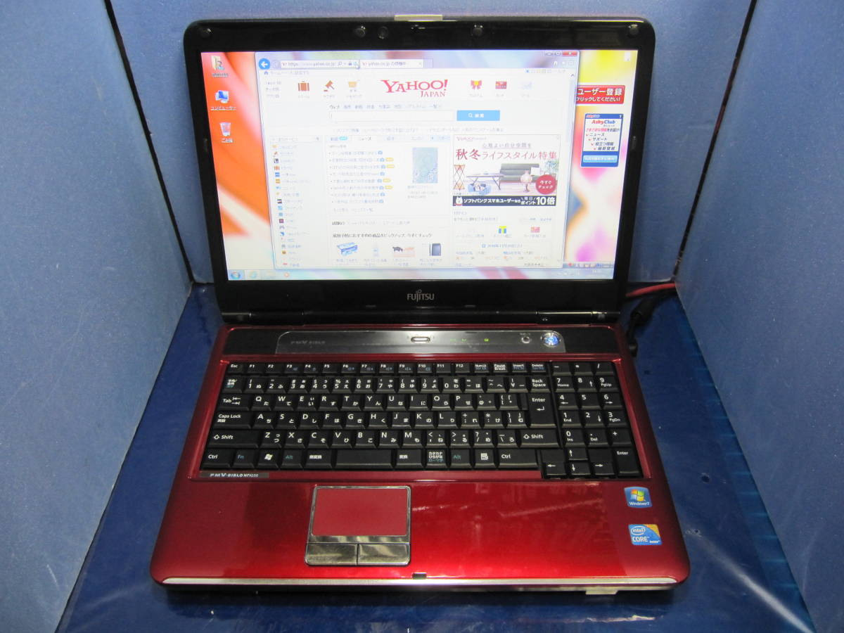 富士通 LIFEBOOK SH75/W FMVS75WWP Core i5 6200U 2.30GHz 4GB 13.3型 