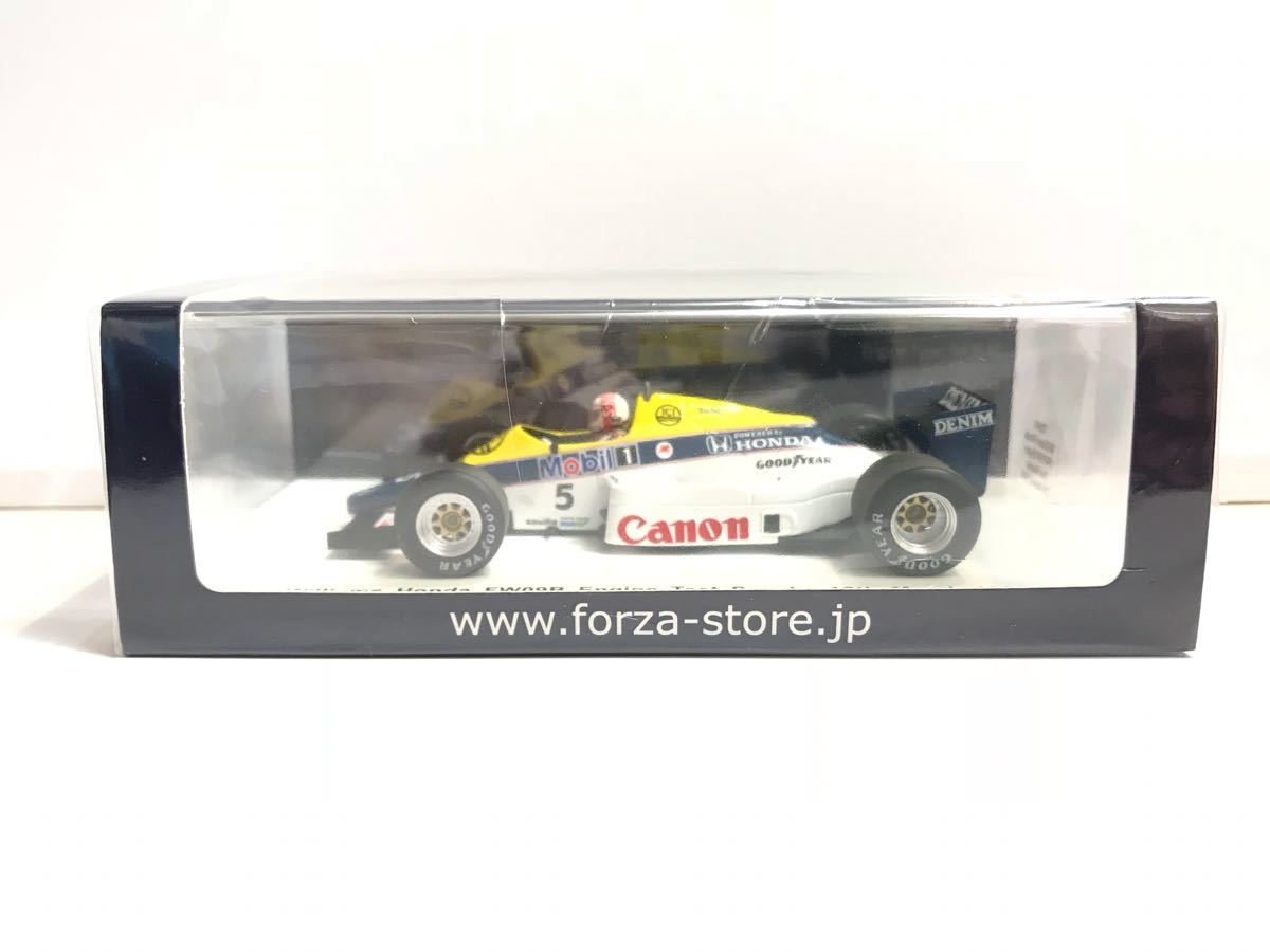 FORZA 1/43 ウィリアムズ ホンダ FW09B 中嶋悟 1985 エンジンテスト