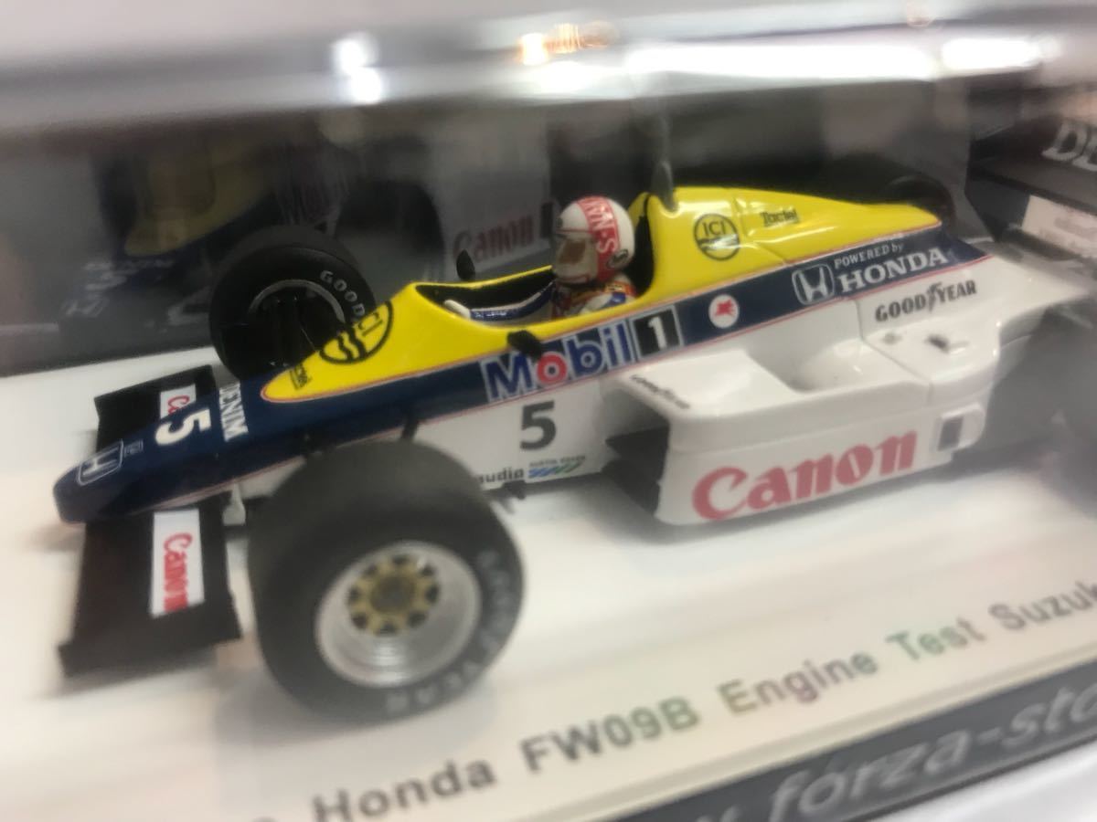 FORZA 1/43 ウィリアムズ ホンダ FW09B 中嶋悟 1985 エンジンテスト