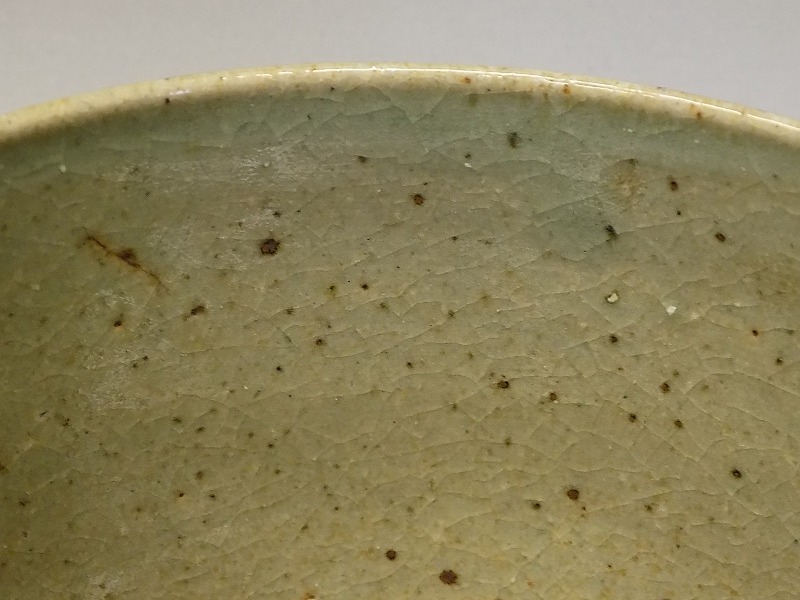時代物 名工 加藤春岱造 御深井焼 茶碗 御庭焼 抹茶碗 用心箱 茶道具