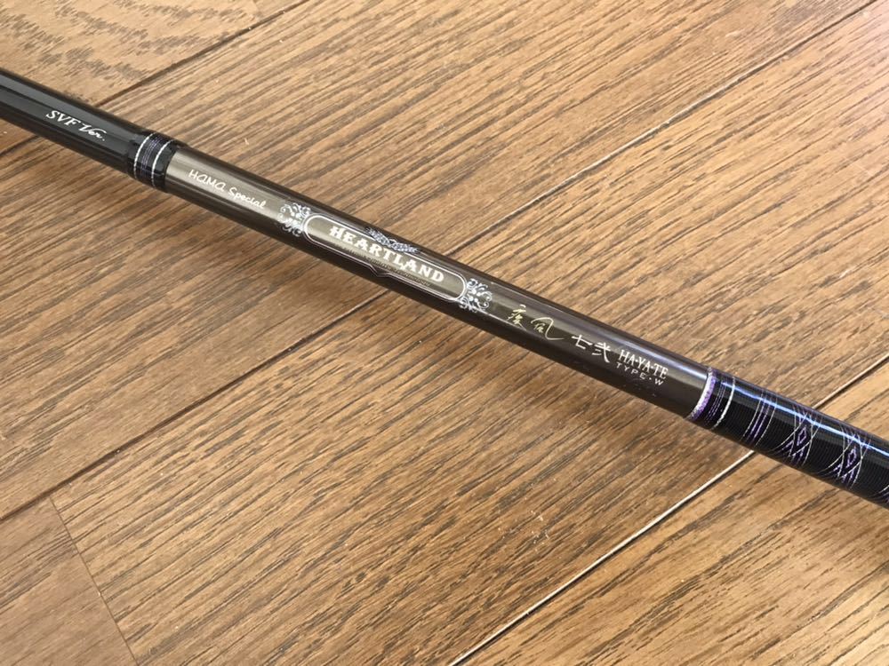ダイワ ハートランド 疾風七弐 タイプW HL-721HXHRB-SV 09W 中古美品