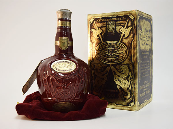 1円～◇古酒◇ロイヤル サルート 21年 赤 陶器ボトル 700ml/1313g 40%