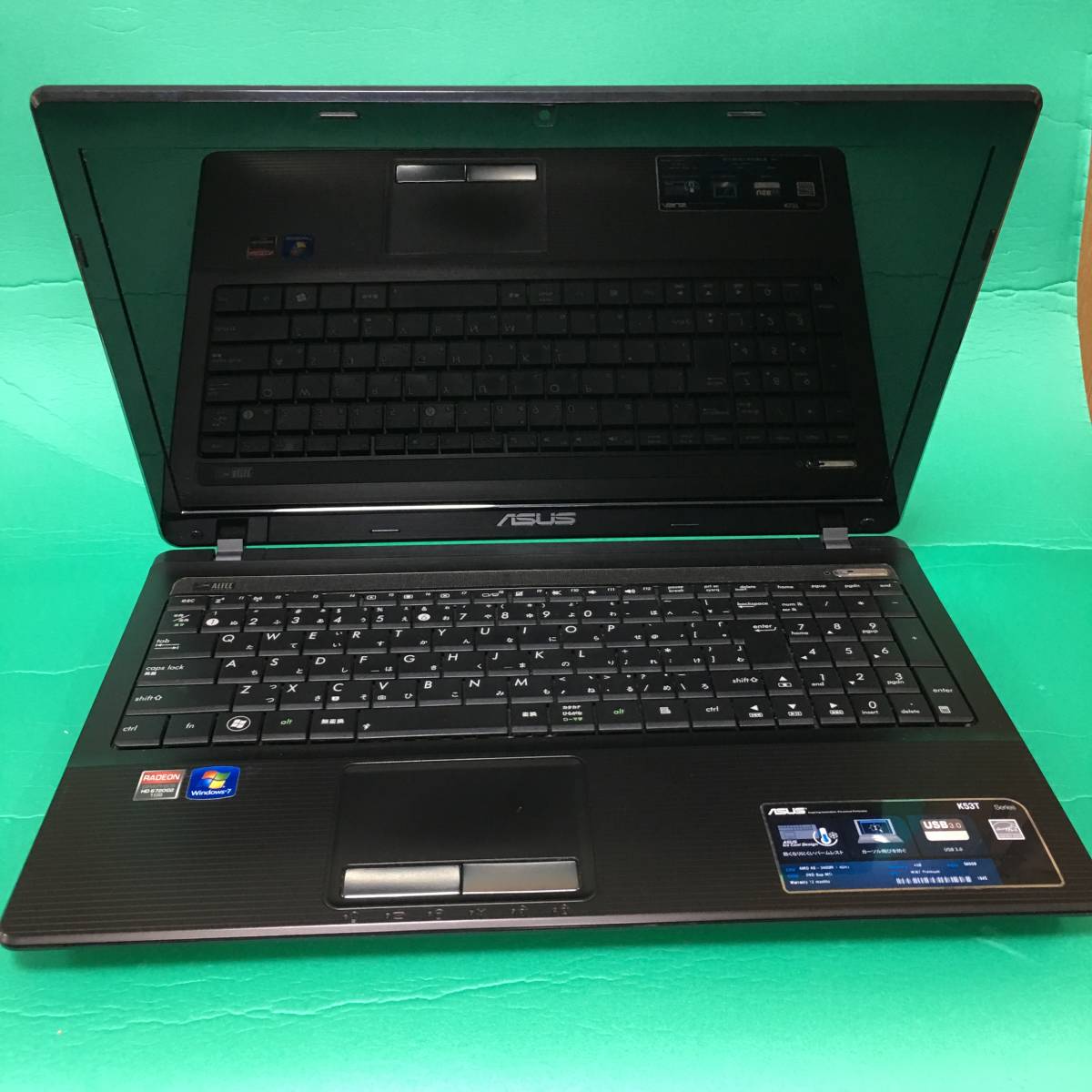 中古ノートパソコン ssd（メーカーASUS）（ノートPC - ノートパソコン
