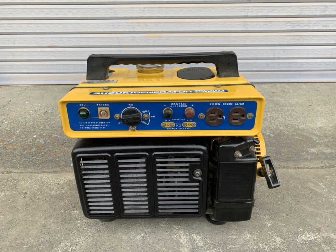 限定セール，人気SALE SUZUKI SE700A 整備済み 調子良好 始動動画有り(発電機)｜売買されたオークション情報、yahooの商品情報をアーカイブ公開 - オークファン 発電機