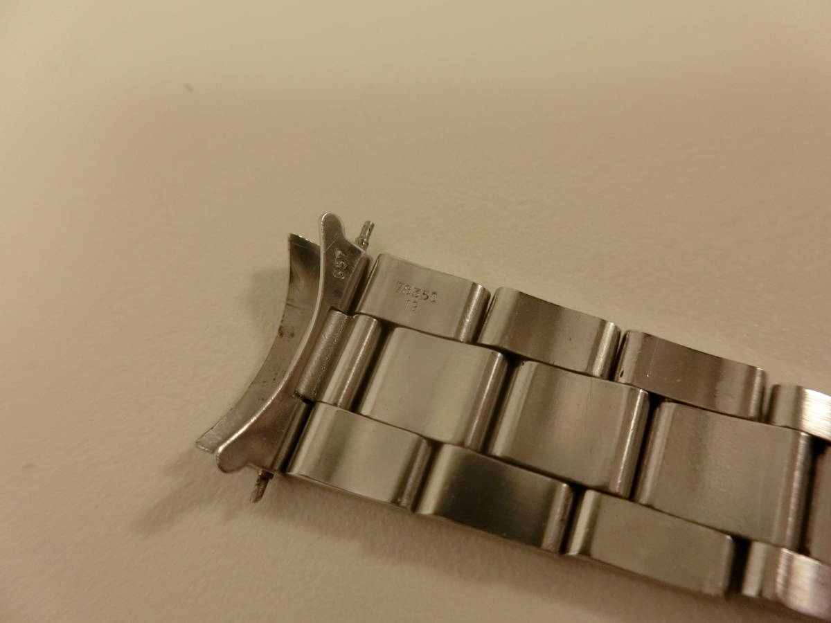 ロレックス⁄純正SS3連オイスターハードブレスレット78350-19(P11