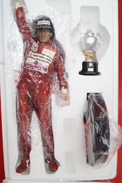 F1 アイルトン・セナ ○ 1/6 公式 フィギュア 未使用デッドストック