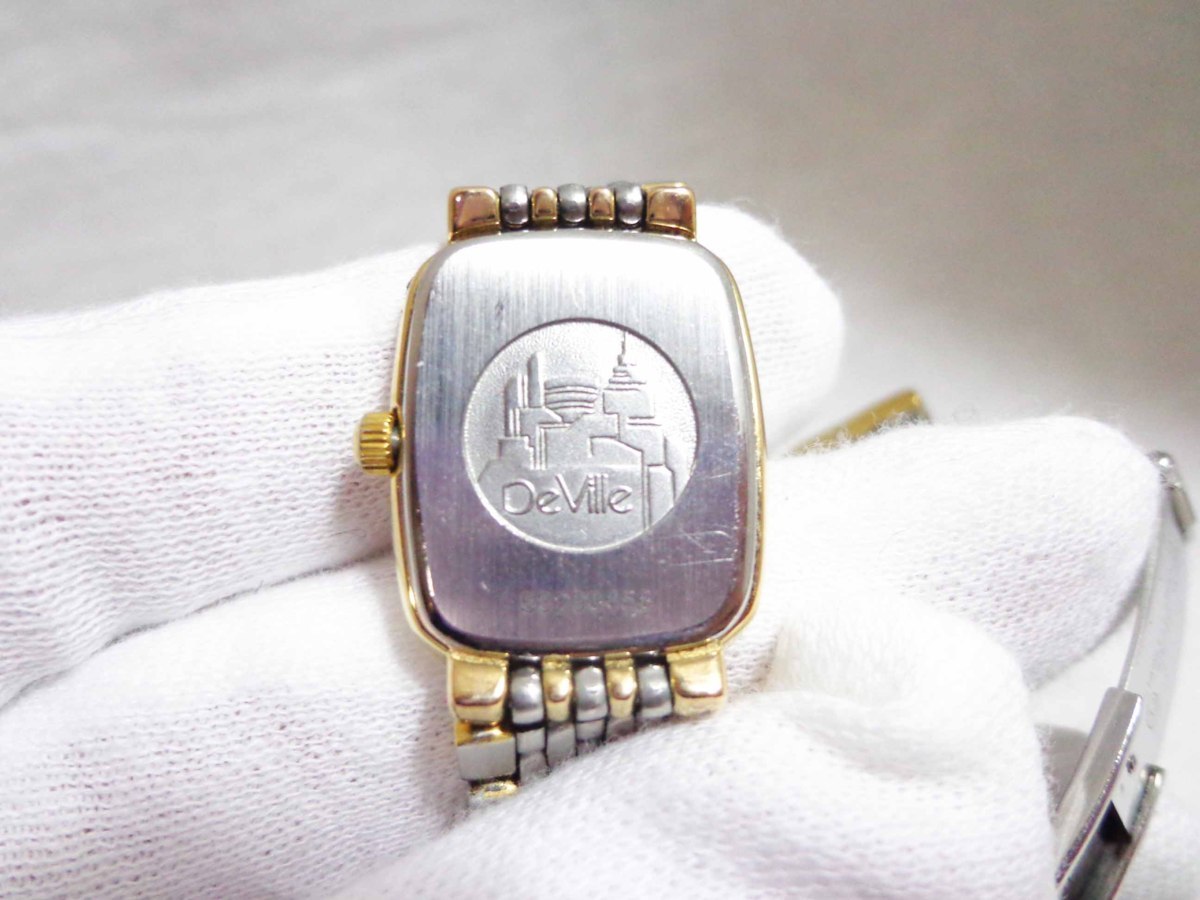 オメガ　デビル　レディース　クォーツ　コンビ　　OMEGA　ジャンク オメガ デビル OMEGA レディース 手巻き 腕時計 ジャンク クォーツ