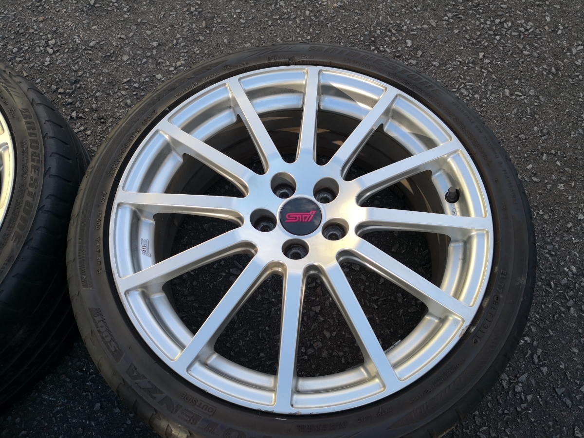 STI純正 ENKEI 18インチホイール 7.5J-18 100/5H +55 レガシィBP・BL ブレンボ対応_4