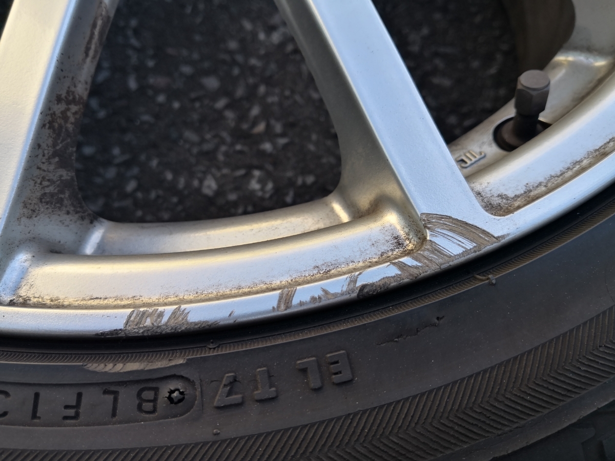 STI純正 ENKEI 18インチホイール 7.5J-18 100/5H +55 レガシィBP・BL ブレンボ対応_7