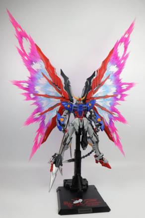 VientianeToys　Destiny Gundam 改　 光の翼　LED 新品 VientianeToys / Moshow 1/72 Kamaitachi 超可動 合金 完成品 光
