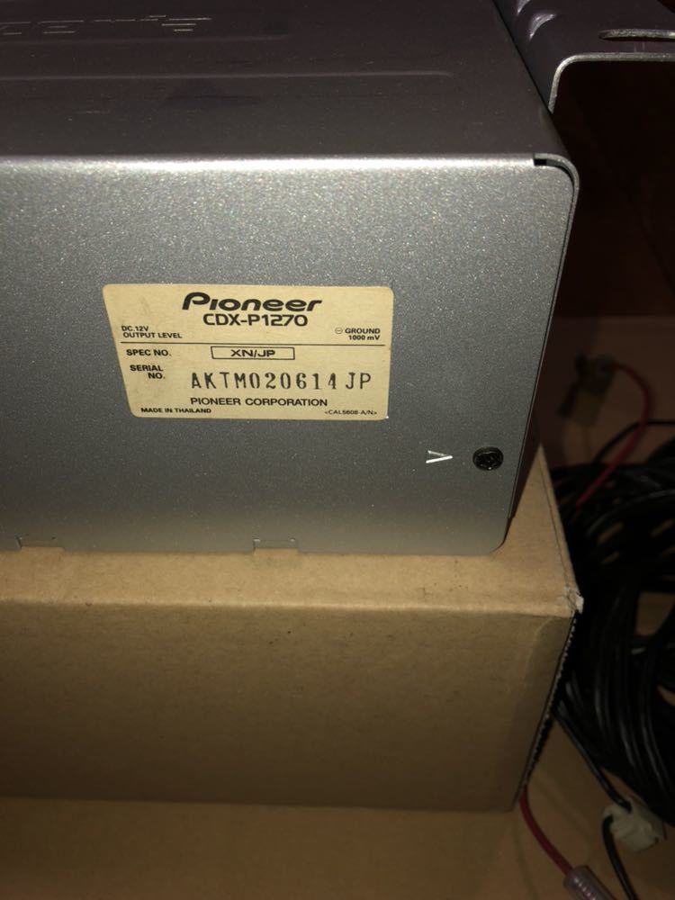 カロッツェリア パイオニア CDX-P1270 CDX-1270 12連装CDチェンジャー