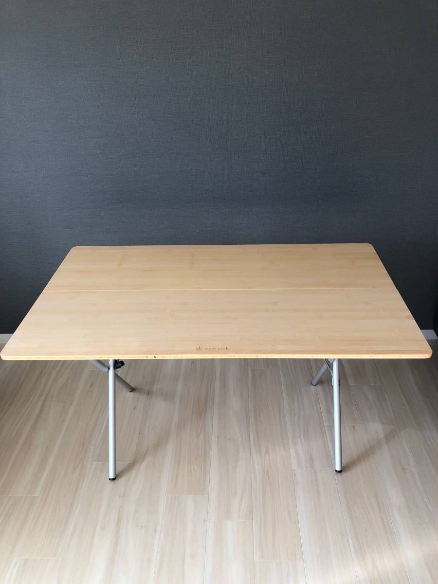 Snowpeak 竹テーブル ロング 美品 楽天市場】ワンアクションテーブル