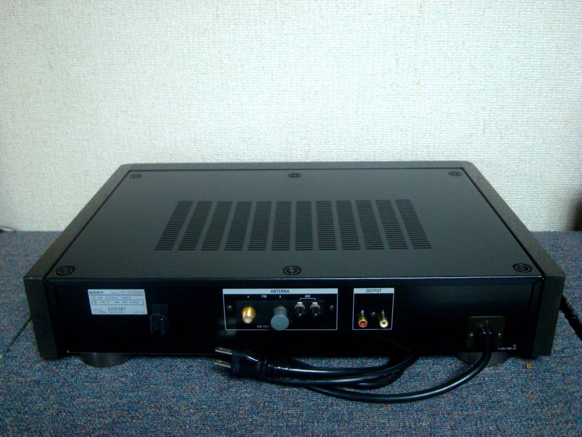 SONY ST-S333ESJ FM/AM TUNER メンテナンス、調整済完動品 (中古品）美品 #200381
