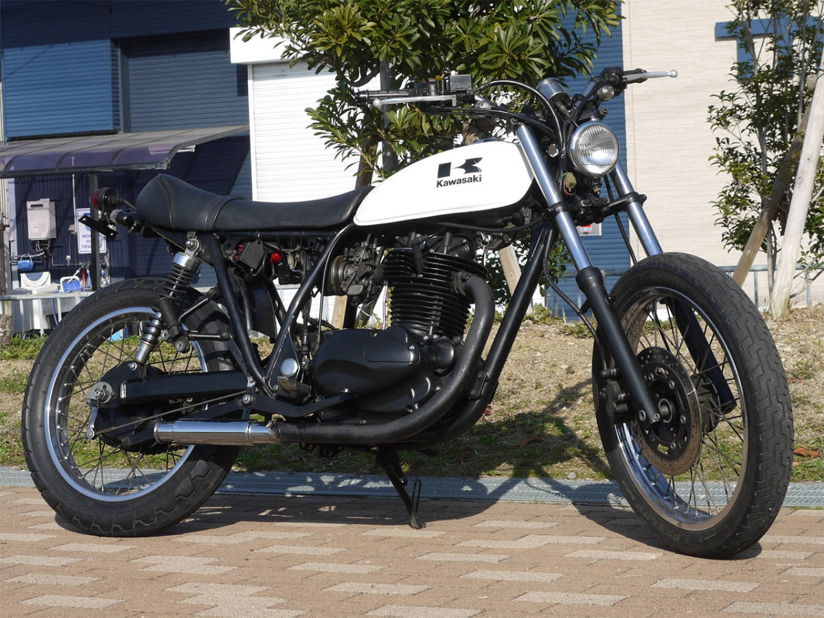 大阪より) KAWASAKI 250TR！スカチューン！キレイなホワイト！