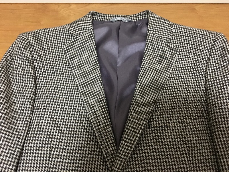 ★【marie claire】★美品！きれいな千鳥柄！ マリークレアの千鳥格子ジャケット★20181207