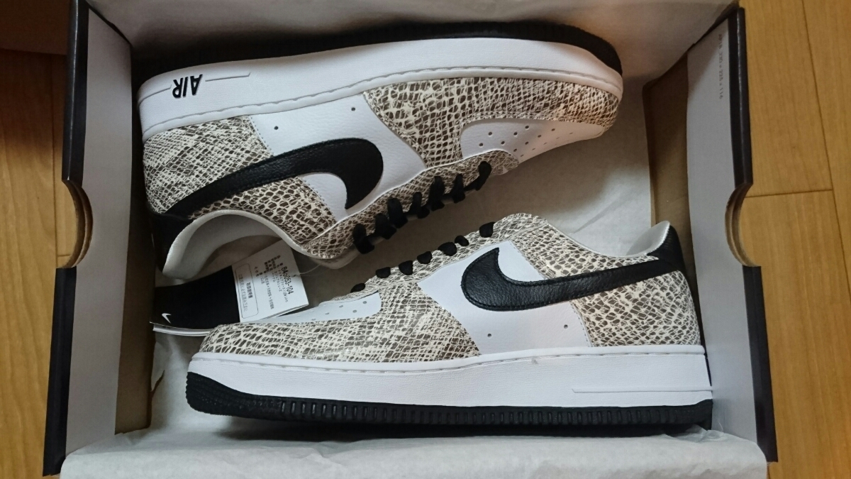 27.0㎝ NIKE AIR FORCE 1 LOW RETRO Cocoa Snake 845053-104 新品未 