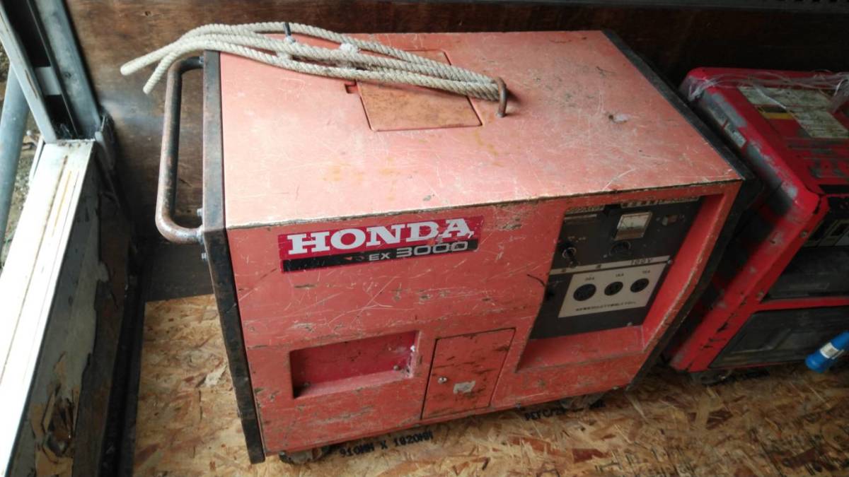 防音型□DENYO□ ホンダ発電機 GE-3800SS-IV□3，8kVA Honda 小型