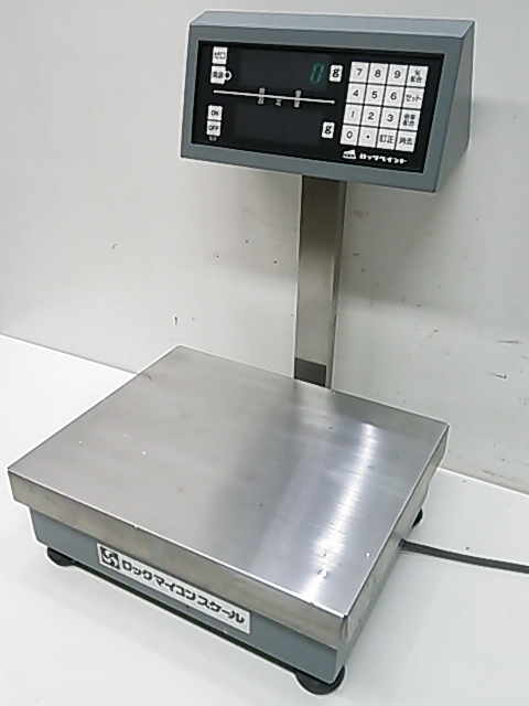 【中古】ROCK ロックペイント ロックマイコンスケール 099-0012 ひょう量6kg 調色塗料計量器 ロックペイント マイコンスケール ロックマイコンスケール 自動車板金塗装 ロックペイント調色 動作確認済