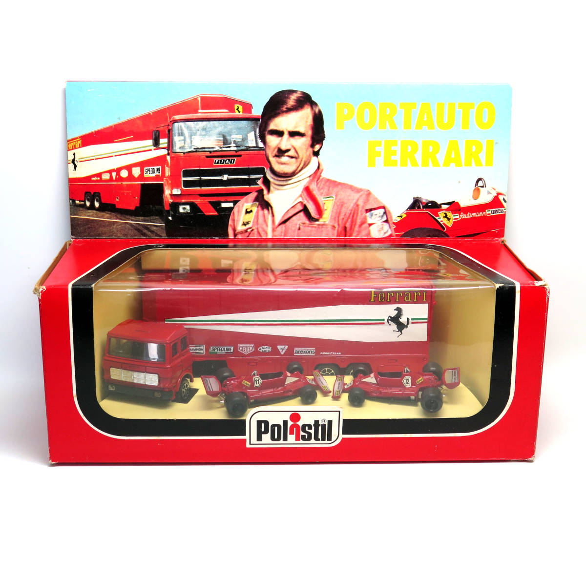SALE，限定SALE ポリスティル ポリトーイ フェラーリ Ｆ１ トランスポーター セット(レーシングカー)｜売買されたオークション情報、yahooの商品情報をアーカイブ公開 - オークファン レーシングカー