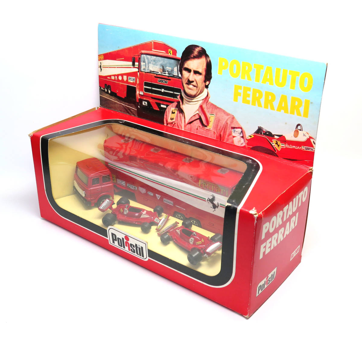 ポリスティル（ポリトーイ） フェラーリ F1 トランスポーター セット