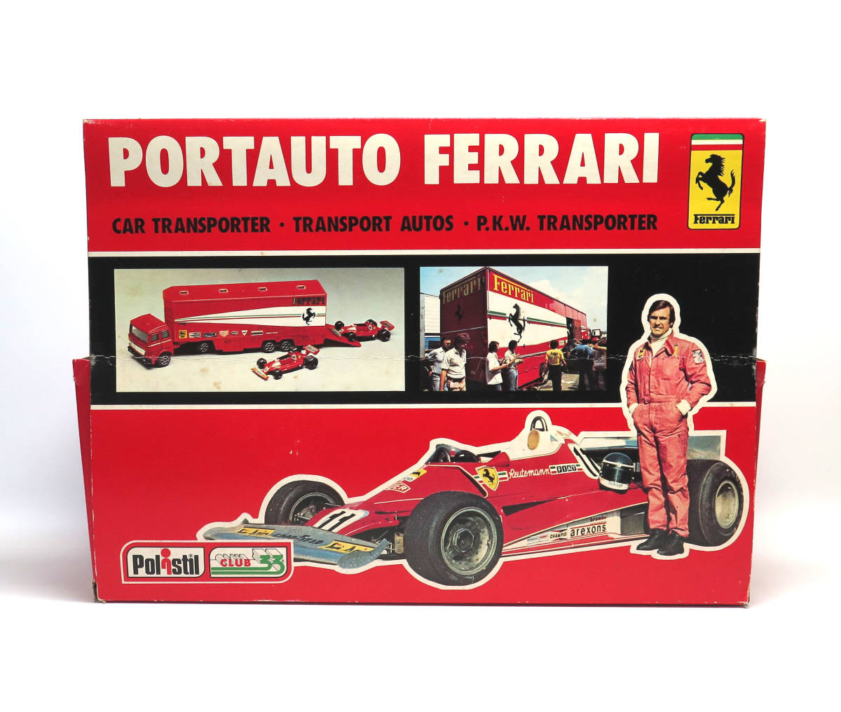 ポリスティル（ポリトーイ） フェラーリ F1 トランスポーター セット