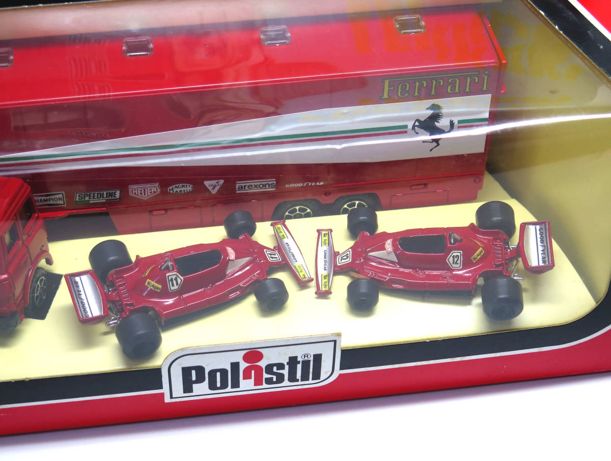 ポリスティル（ポリトーイ） フェラーリ F1 トランスポーター セット