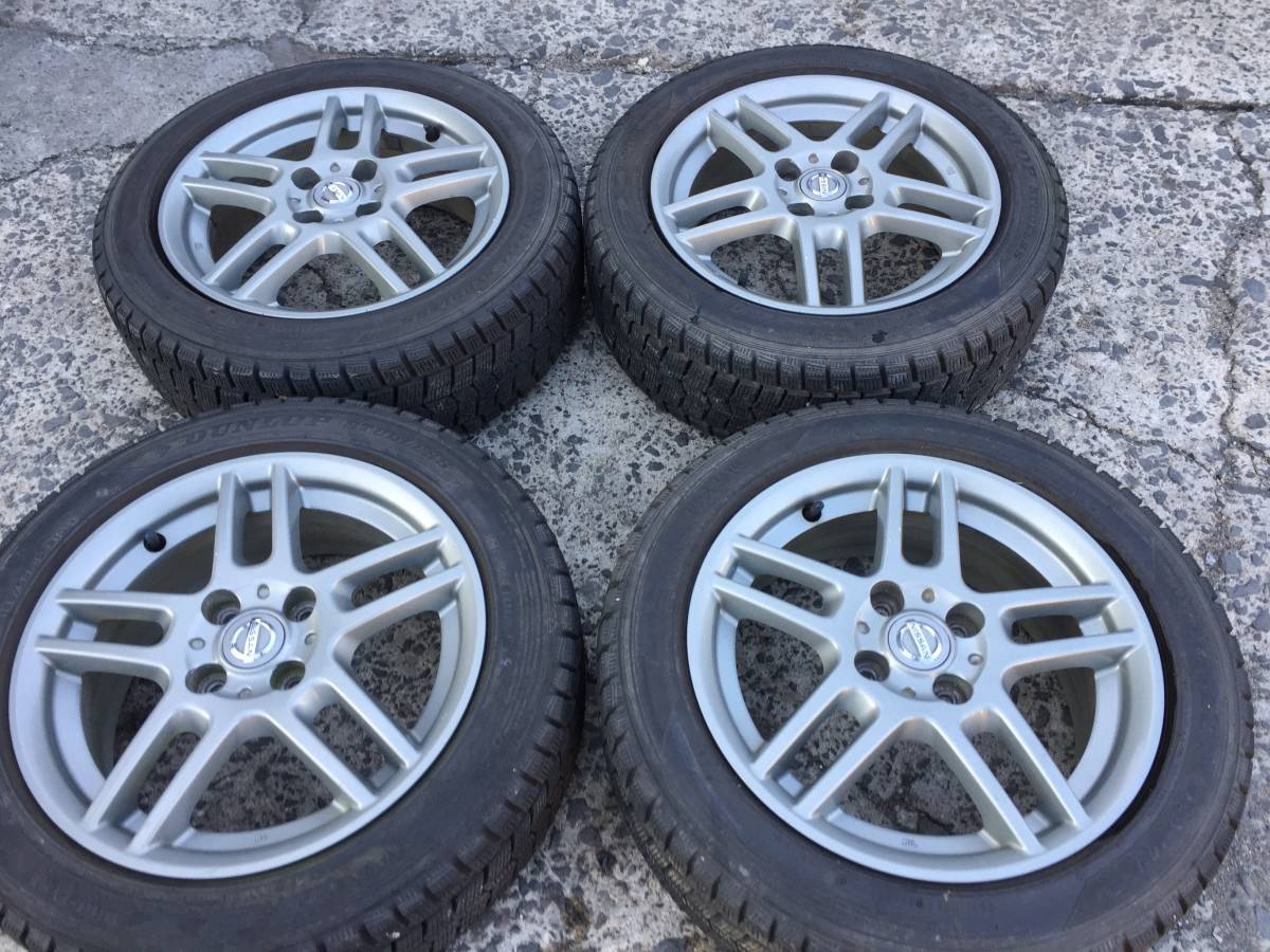 純正 K12 日産マーチ 185/55R15インチアルミホイール4本 15×6J+50