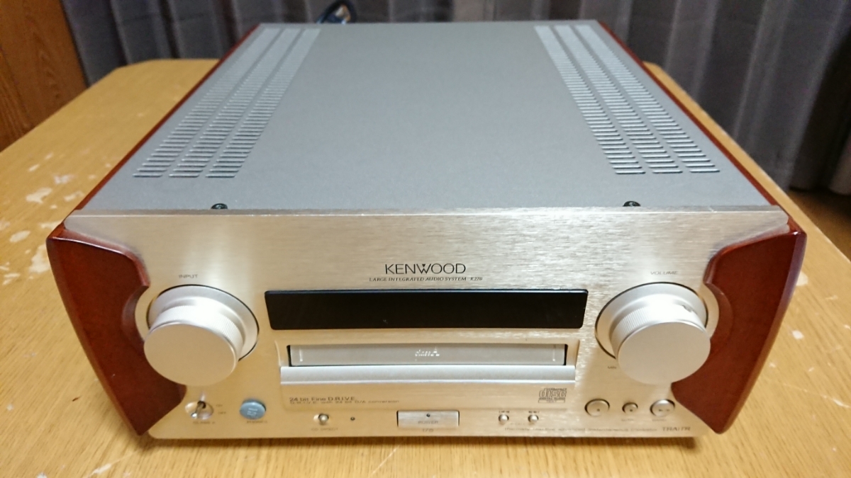KENWOOD K270 CDレシーバー インテグレーテッドアンプ オーディオ 