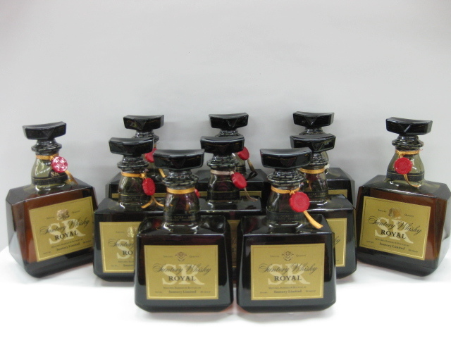 1円スタート！古酒【未開栓】SUNTORY/サントリーローヤル SR 10本
