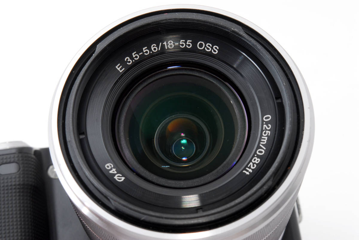 美品SONY NEX-5シルバー E18-55mm F3.5-5.6 レンズ付き 【公式通販】