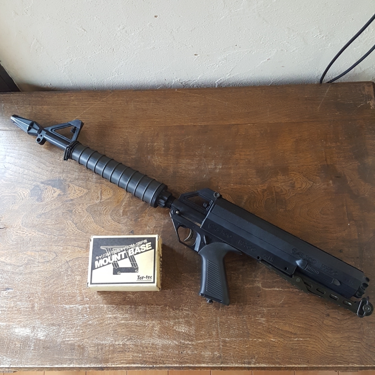 キャリコ M-100 .22LR ガスガン ジャンク