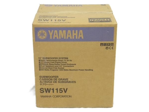 未使用 YAMAHA サブウーファー用スピーカーシステム SW115V 直
