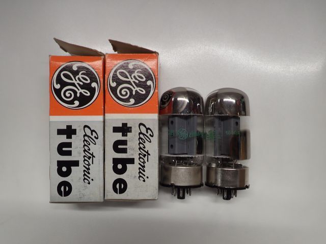 未使用開封品】GENERAL ELECTRIC GE 真空管 6550/X 2本（2） ▽ 5503F