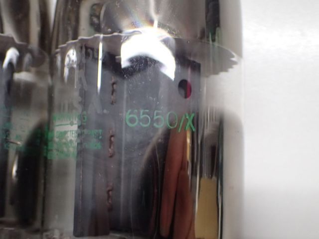 未使用開封品】GENERAL ELECTRIC GE 真空管 6550/X 2本（2） ▽ 5503F