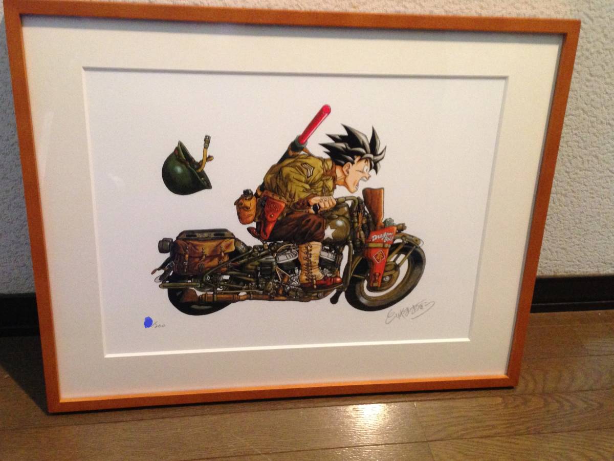 ◇鳥山明の世界展◇ 鳥山明 直筆サイン入り リトグラフ 複製原画