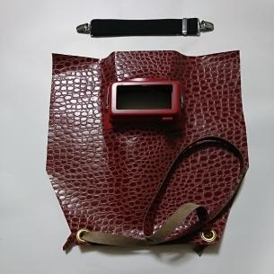 溶接面、皮面、牛革、クロロサイド型、 ブラウン！