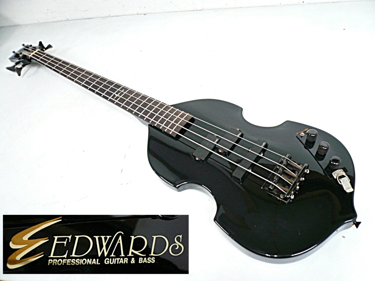 ○ EDWARDS ヴァイオリンベース E-JV-95 LUNA SEA Jモデル 新品弦交換