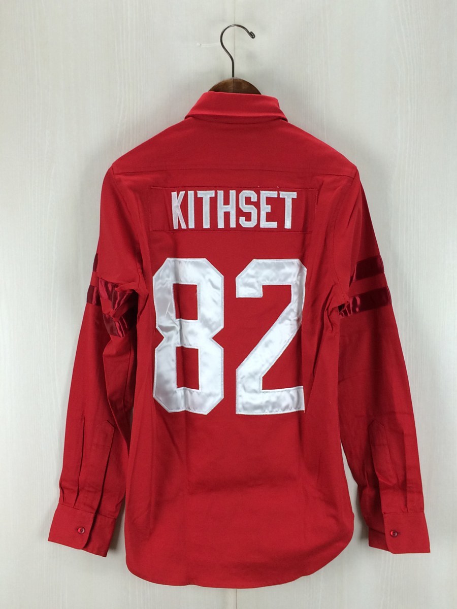 KITH/長袖シャツ/S/コットン/RED
