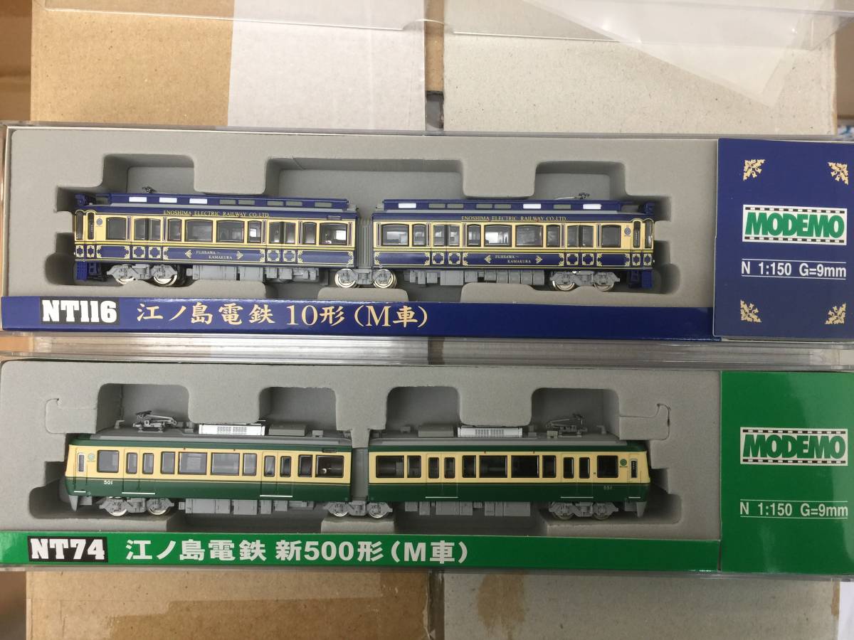 モデモ NT74 江ノ島電鉄 新500形+NT116 江ノ島電鉄 10形 4両 【公式通販】