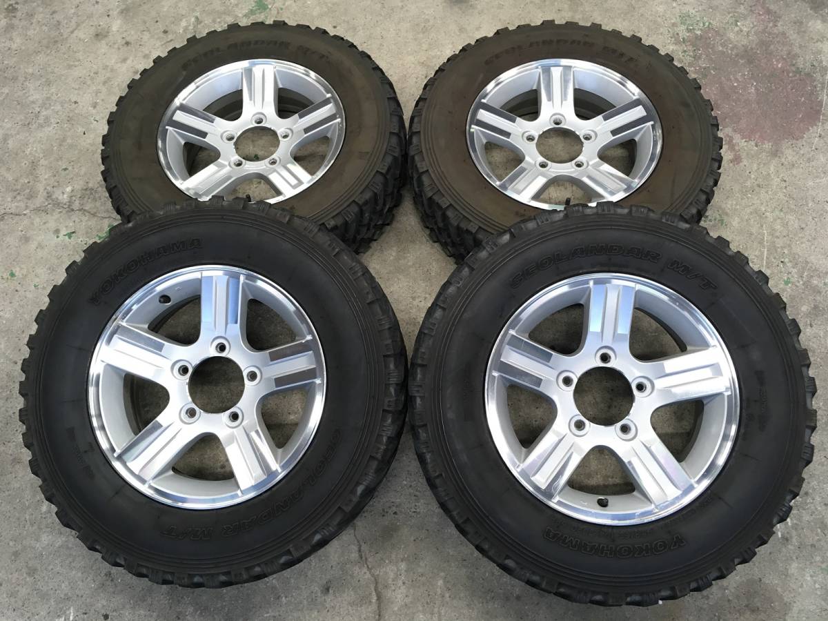 ジムニー 車高アップ用 ジオランダーMT195 純正アルミ 4本セット