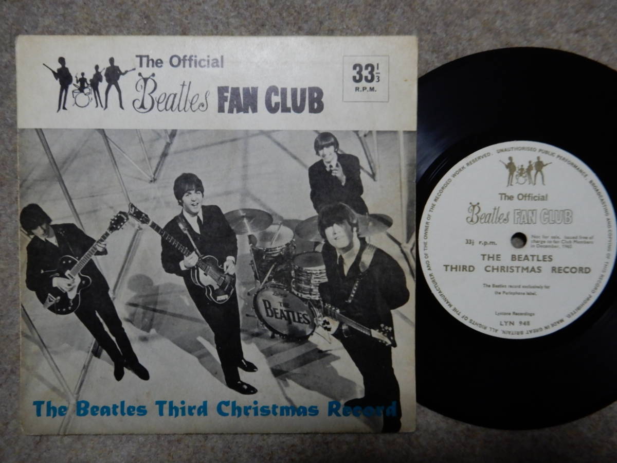 The Beatles-Third Christmas Record 英Orig.Beatles Fan Club フレクシ ディスク(その他 ...