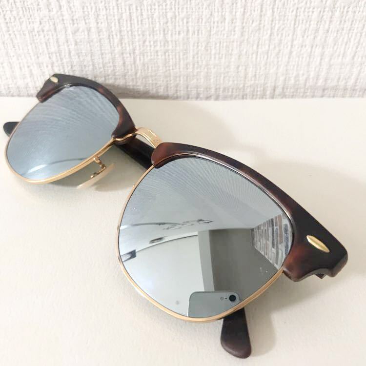 RayBanレイバン RB3016 1145/17 51サイズ グレーミラー レディース メンズ 眼鏡 国内発送 RB3016 レイバン サングラス Flash Tortoise 0
