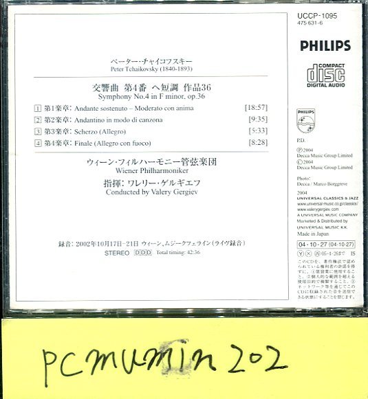チャイコフスキー：交響曲第4番/ゲルギエフ指揮_2