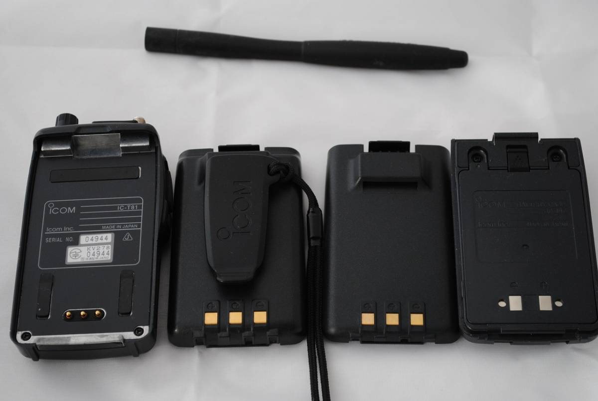 ICOM 4バンドFMトランシーバー IC-T81ss 貴重な4バンドトランシーバー