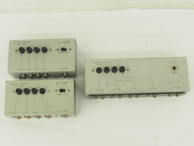 LUXMAN セレクター AS-4 2個 AS-5 1個 ▽ 54DF9-41
