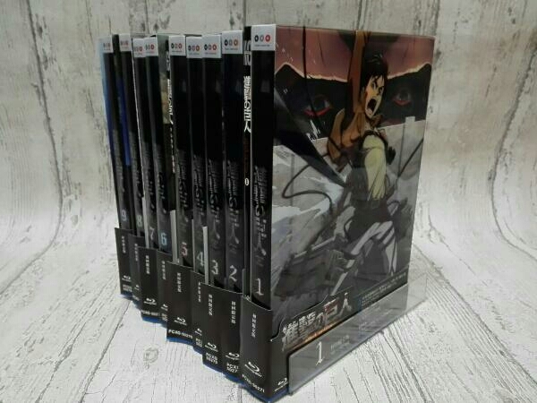 帯あり [全9巻セット]初回版進撃の巨人 1～9(Blu-ray Disc)