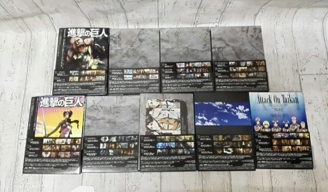 帯あり [全9巻セット]初回版進撃の巨人 1～9(Blu-ray Disc)