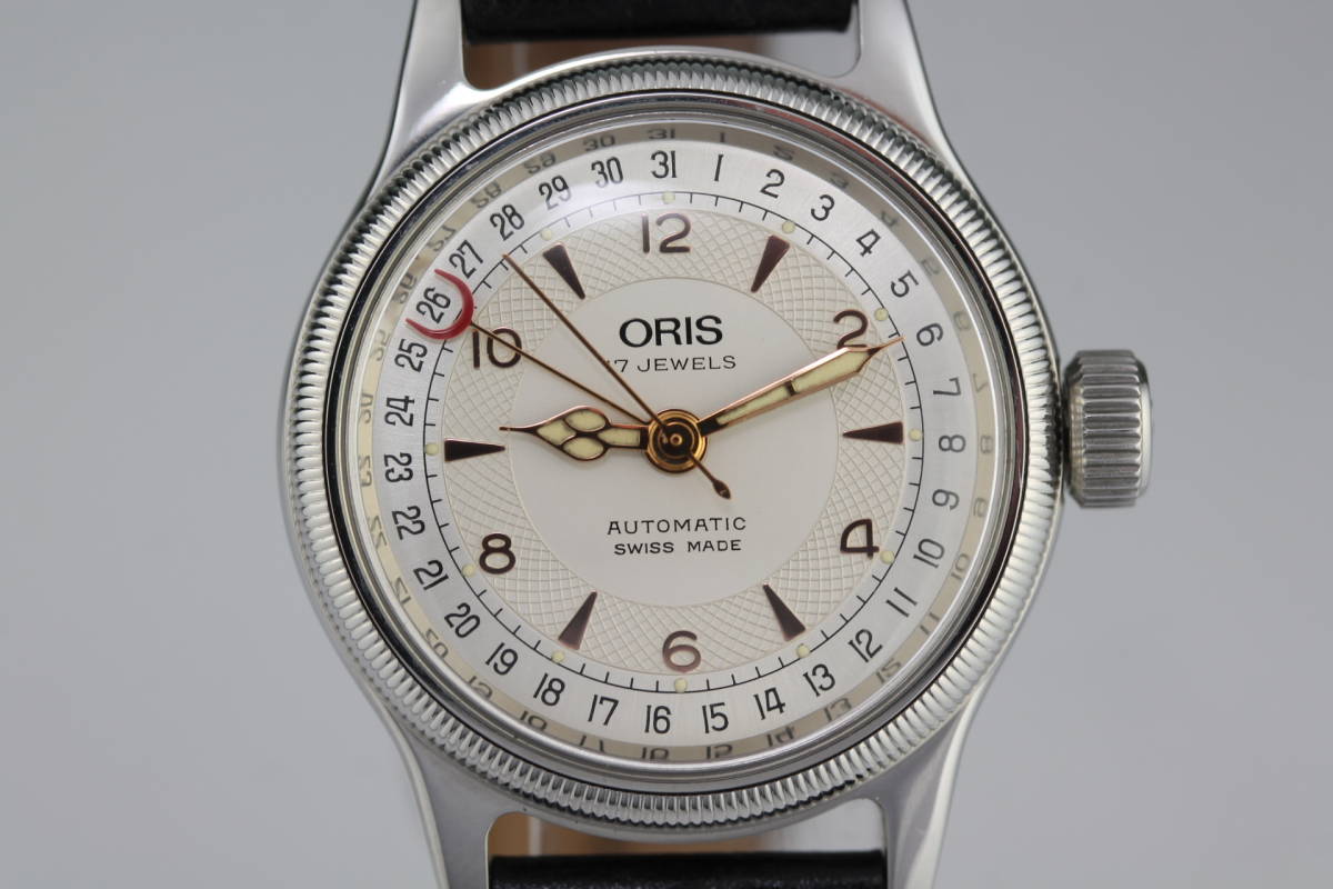 ポインターデイト オリス ORIS 7400B ⁄ 自動巻き 裏スケ 自動巻き7400B