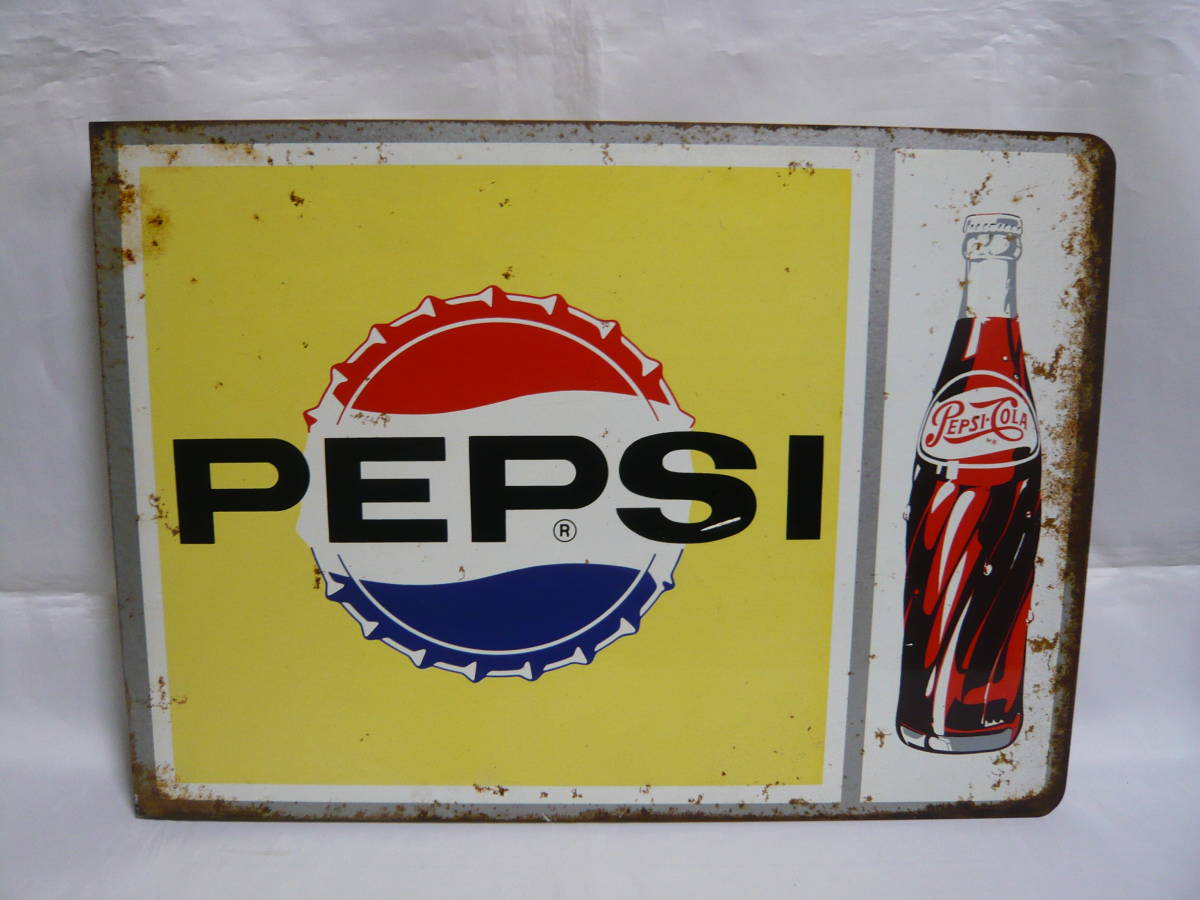 ペプシコーラ ペプシ ブリキ看板 看板 PEPSI ペプシコーラ☆アクリル 