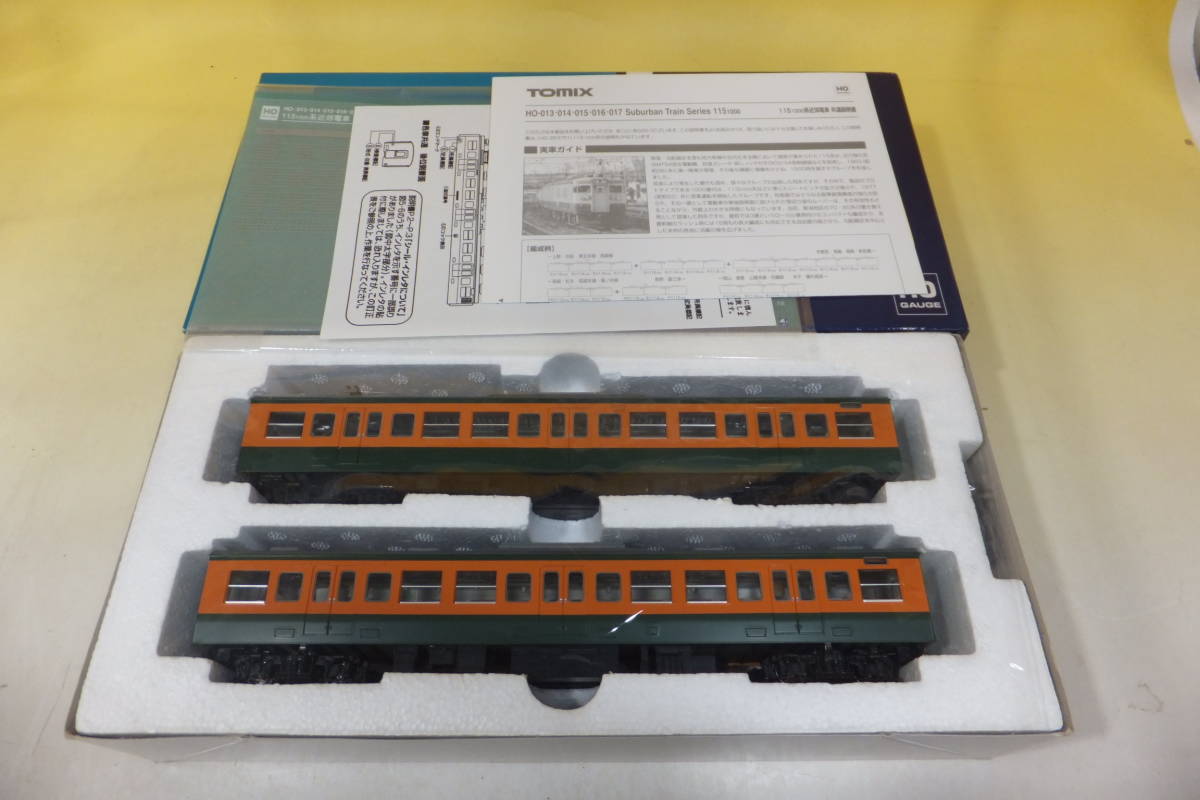 鉄道模型】HOゲージ Tomix HO-016 JR115 1000系近郊電車(湘南色